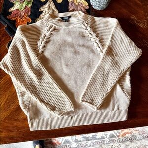 Simply Vera Vera Wang Cream Knit Sweater